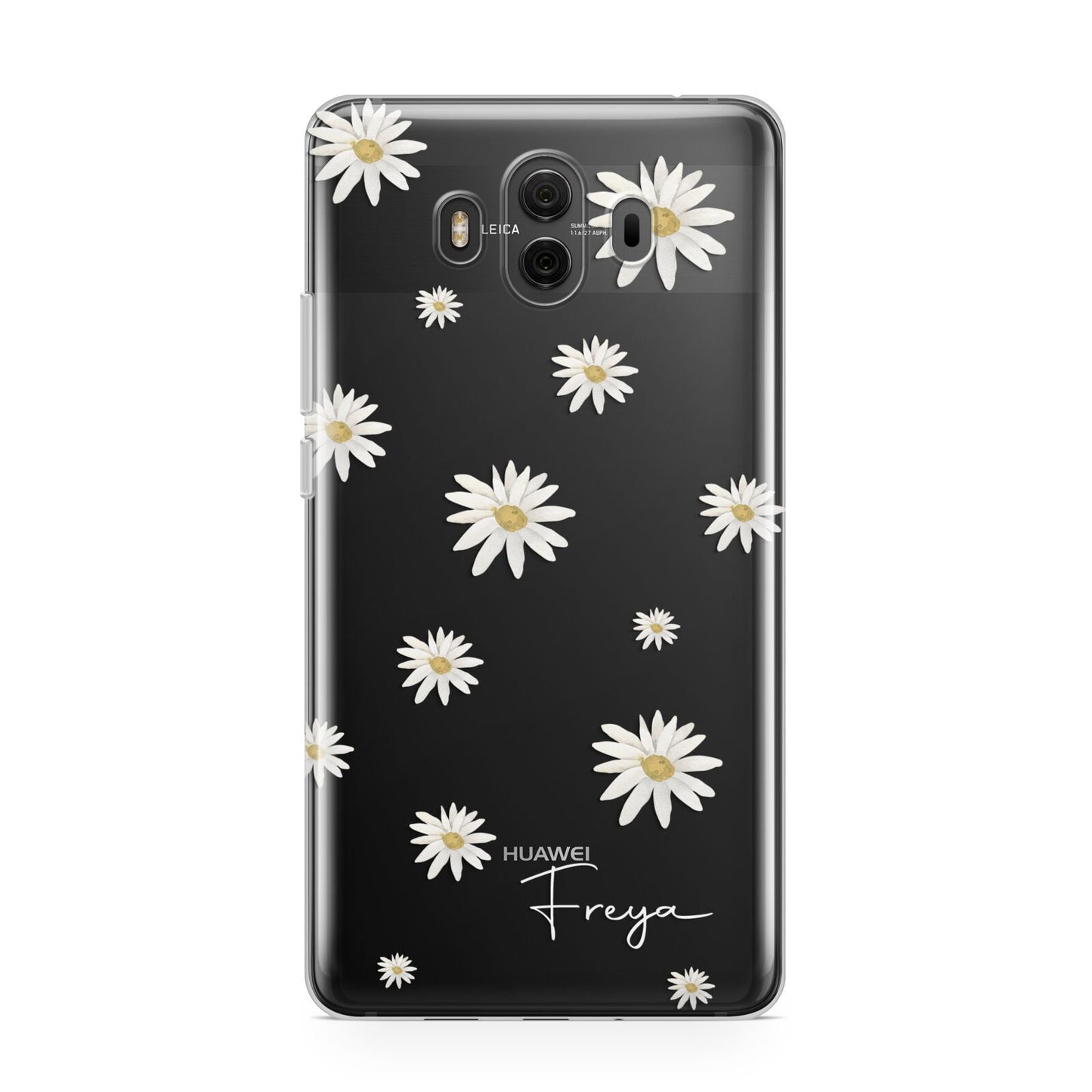 Personalised Vintage Daisy Huawei Mate 10 Protective Phone Case