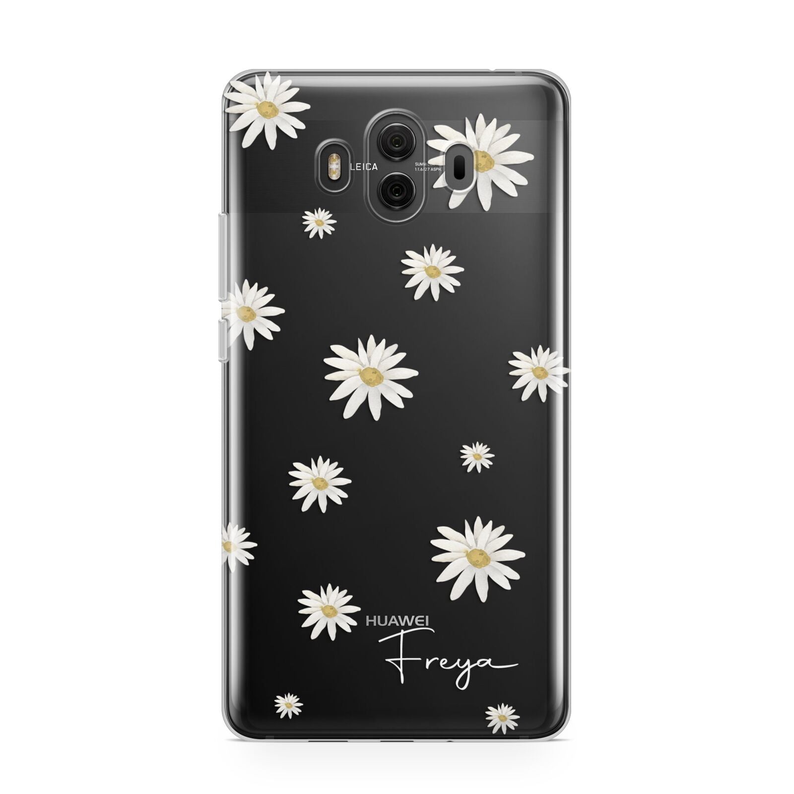 Personalised Vintage Daisy Huawei Mate 10 Protective Phone Case