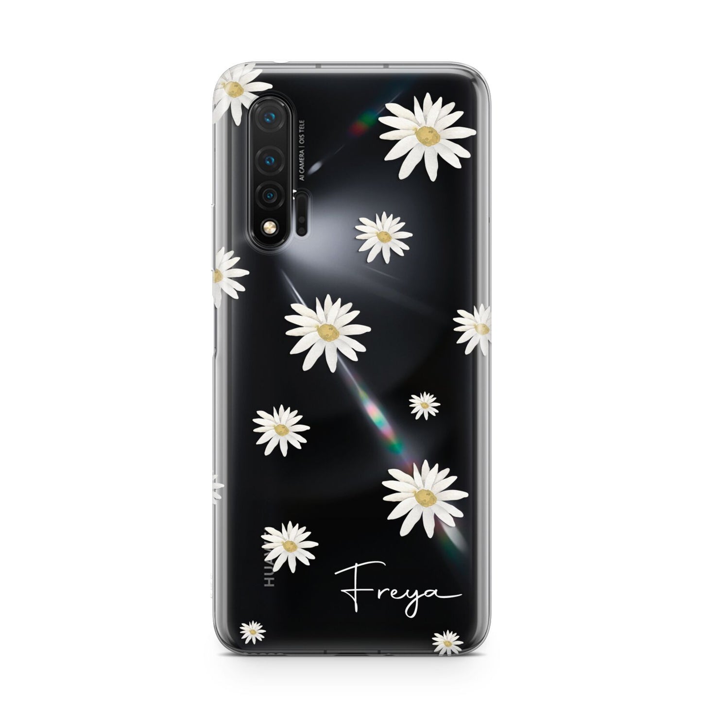 Personalised Vintage Daisy Huawei Nova 6 Phone Case