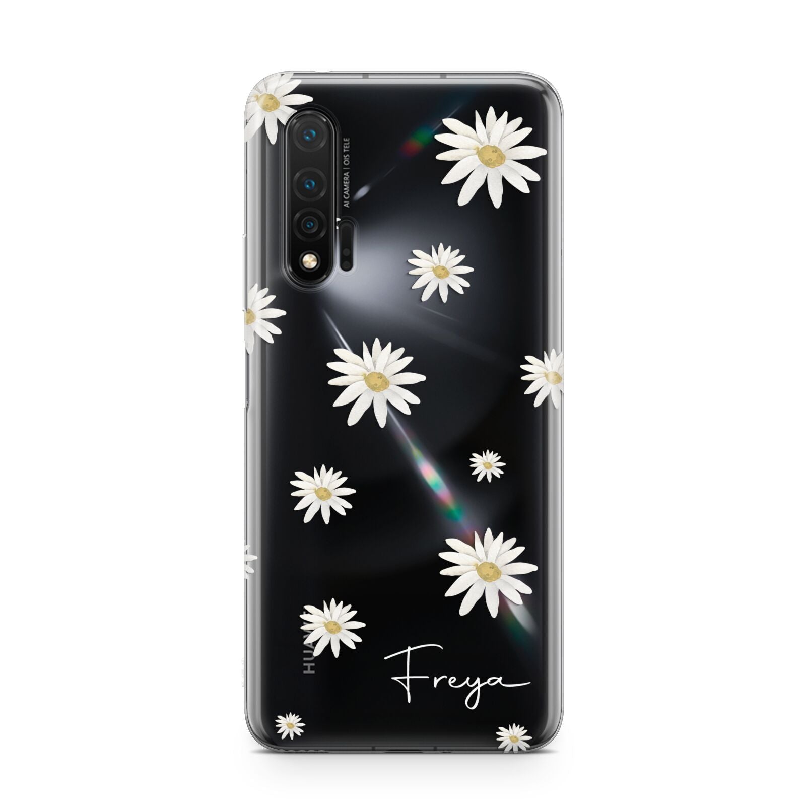 Personalised Vintage Daisy Huawei Nova 6 Phone Case