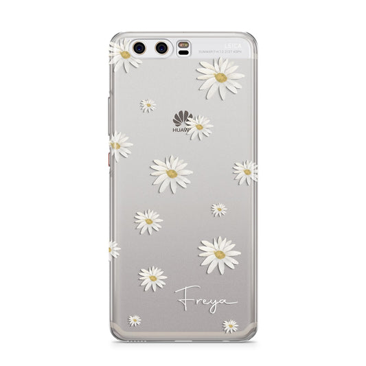Personalised Vintage Daisy Huawei P10 Phone Case
