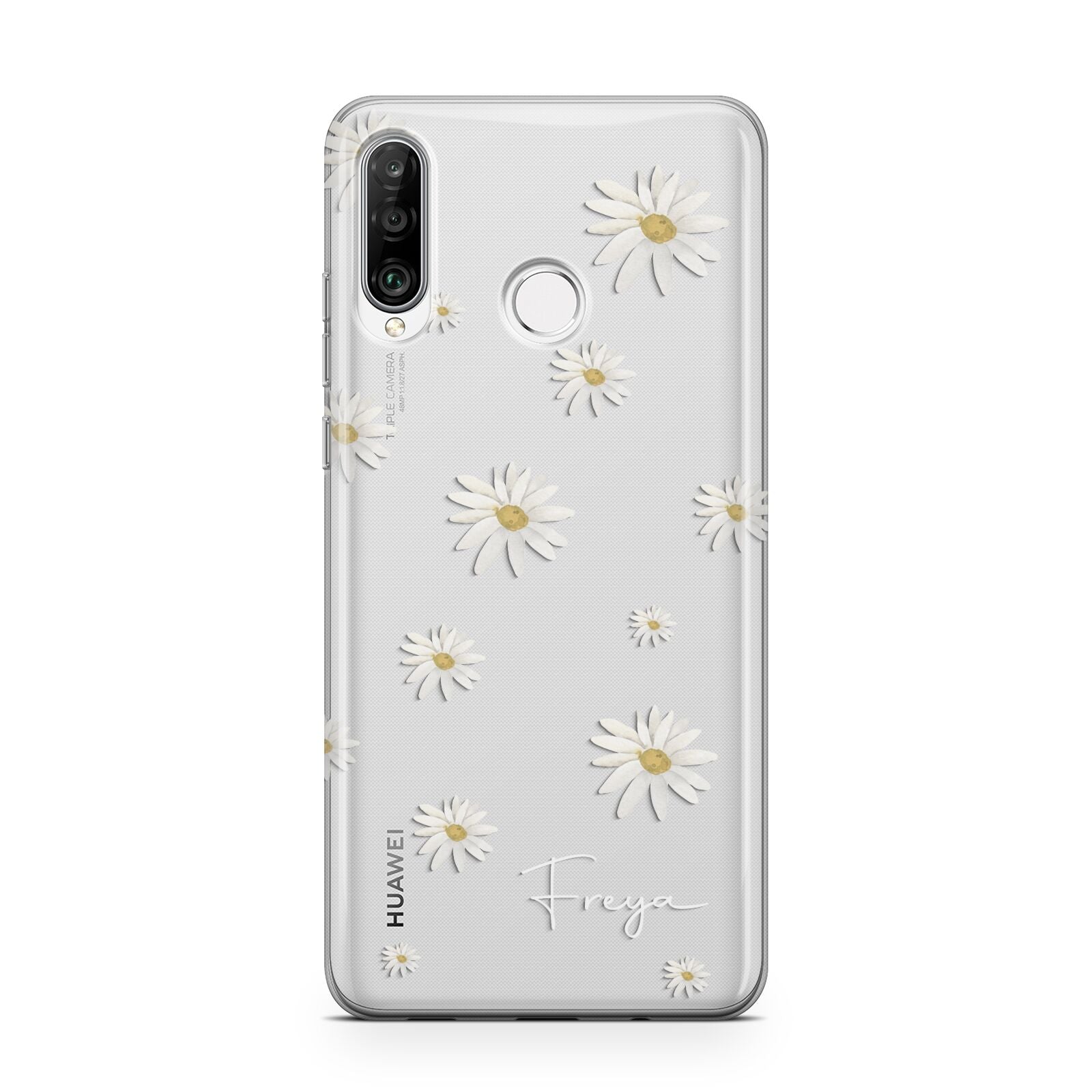 Personalised Vintage Daisy Huawei P30 Lite Phone Case