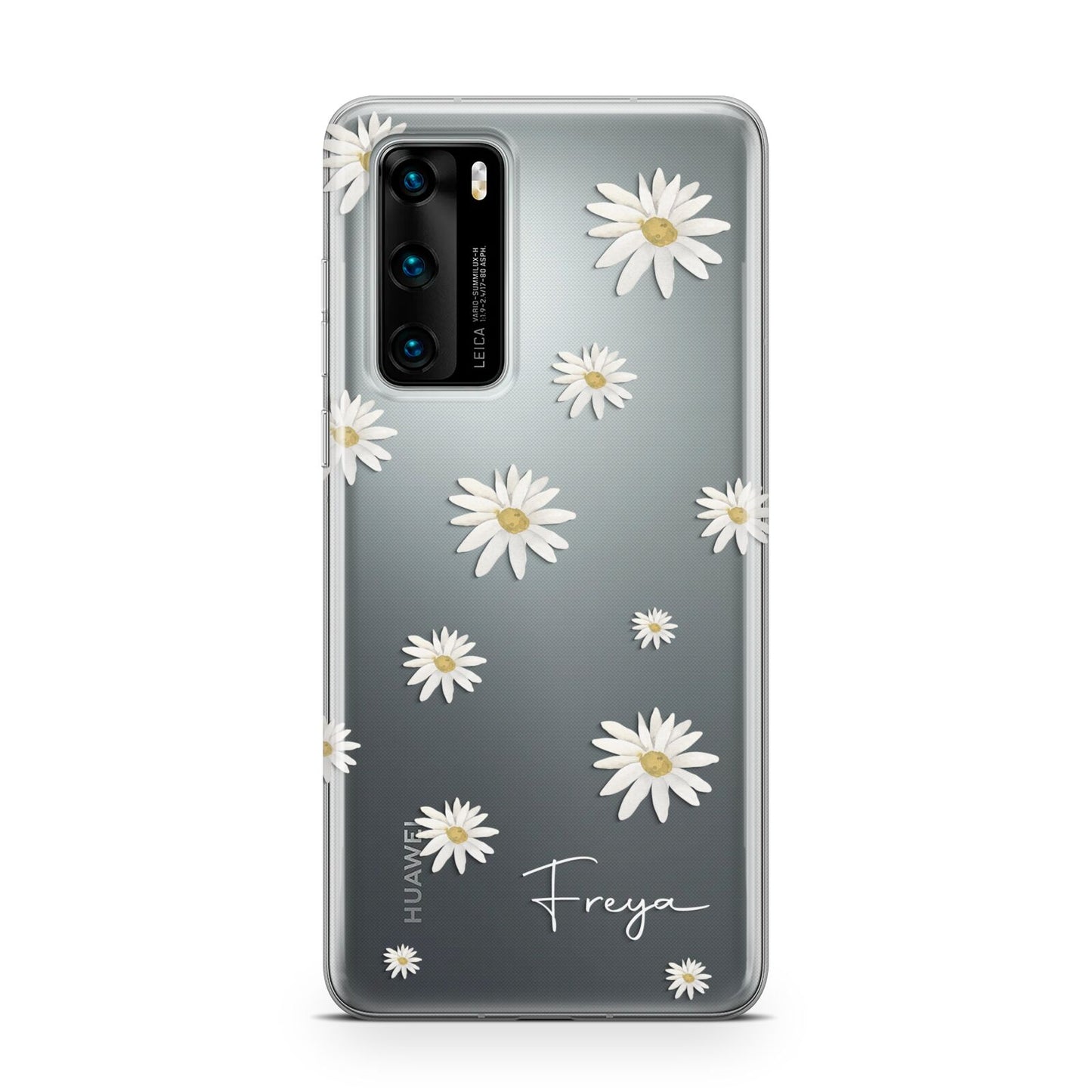 Personalised Vintage Daisy Huawei P40 Phone Case
