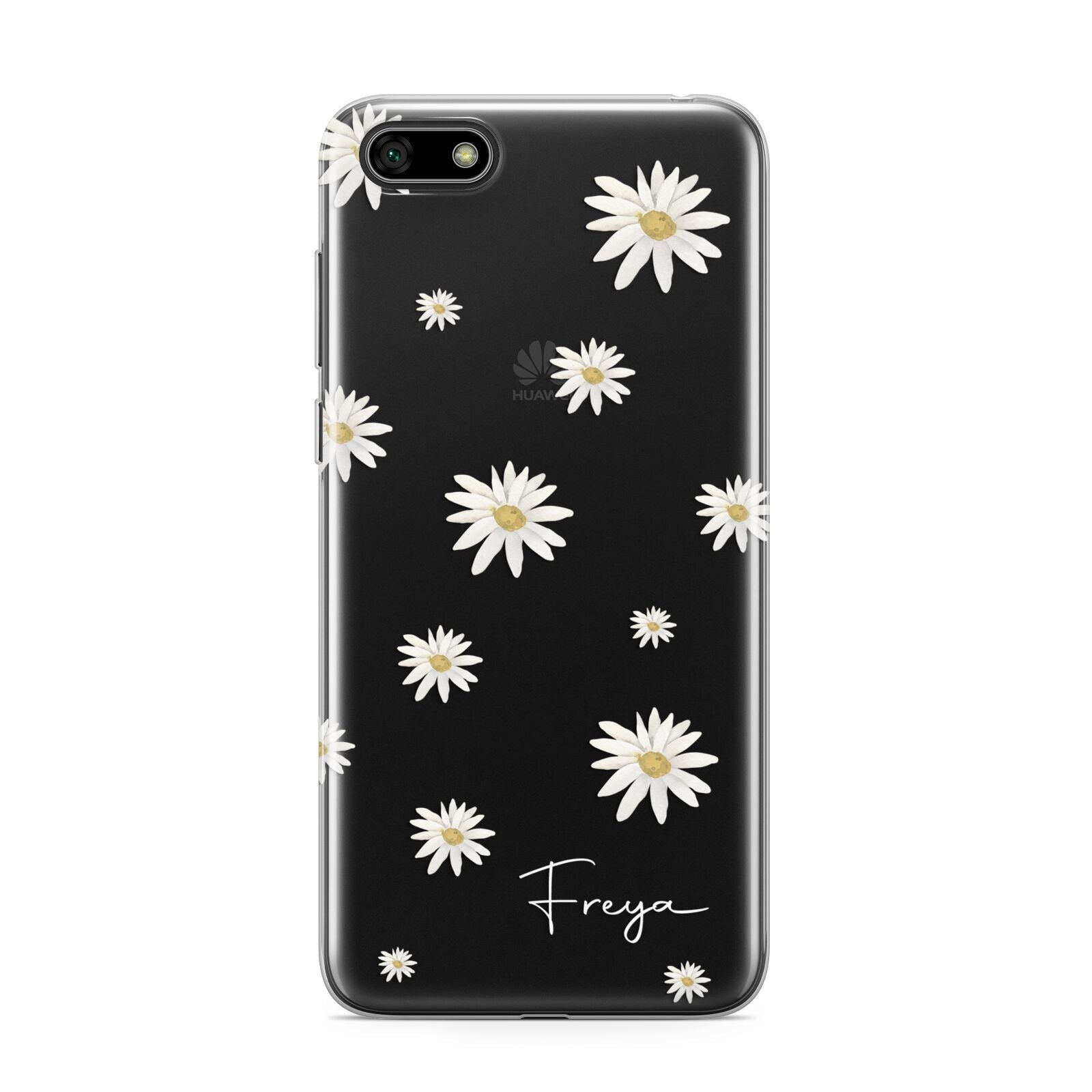 Personalised Vintage Daisy Huawei Y5 Prime 2018 Phone Case