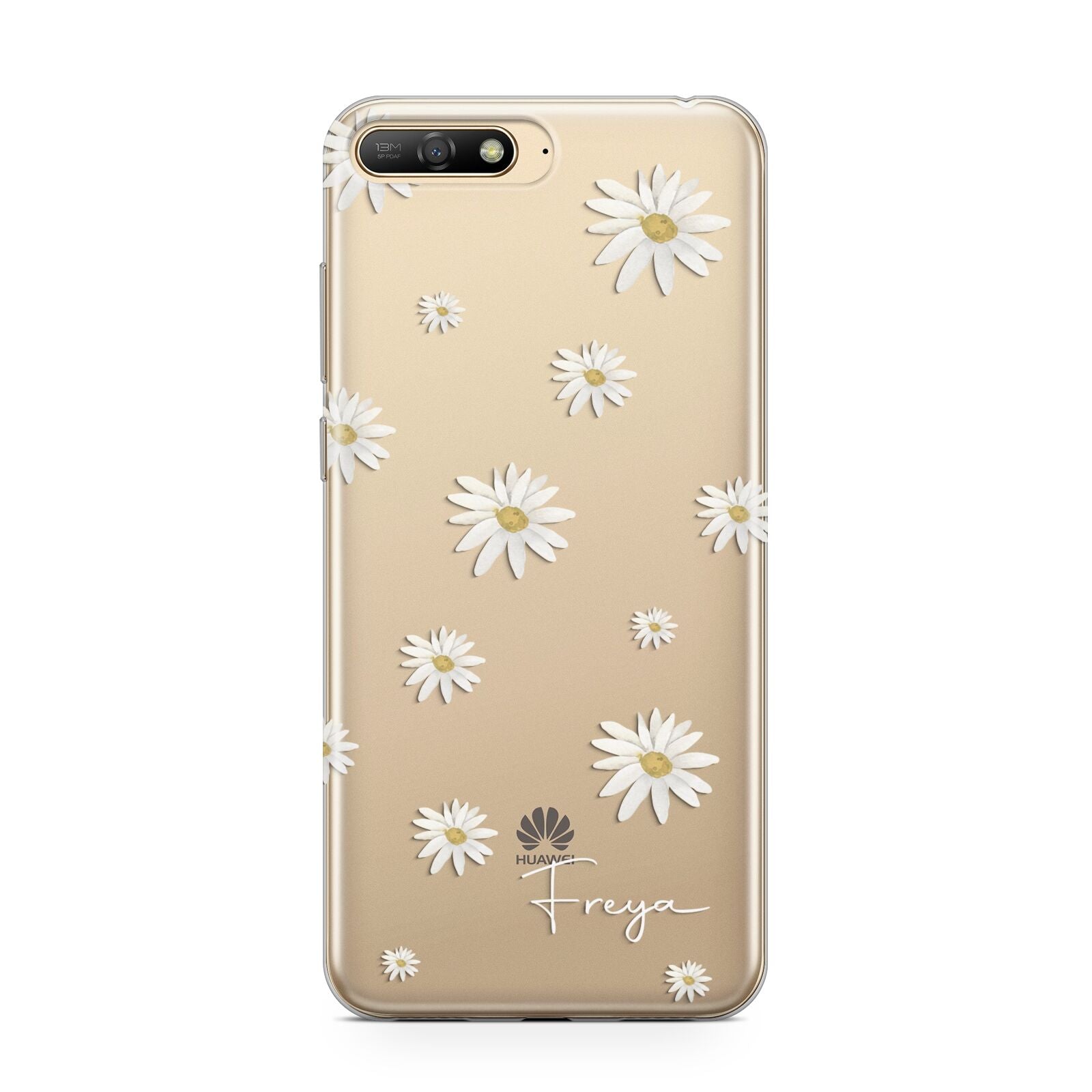 Personalised Vintage Daisy Huawei Y6 2018