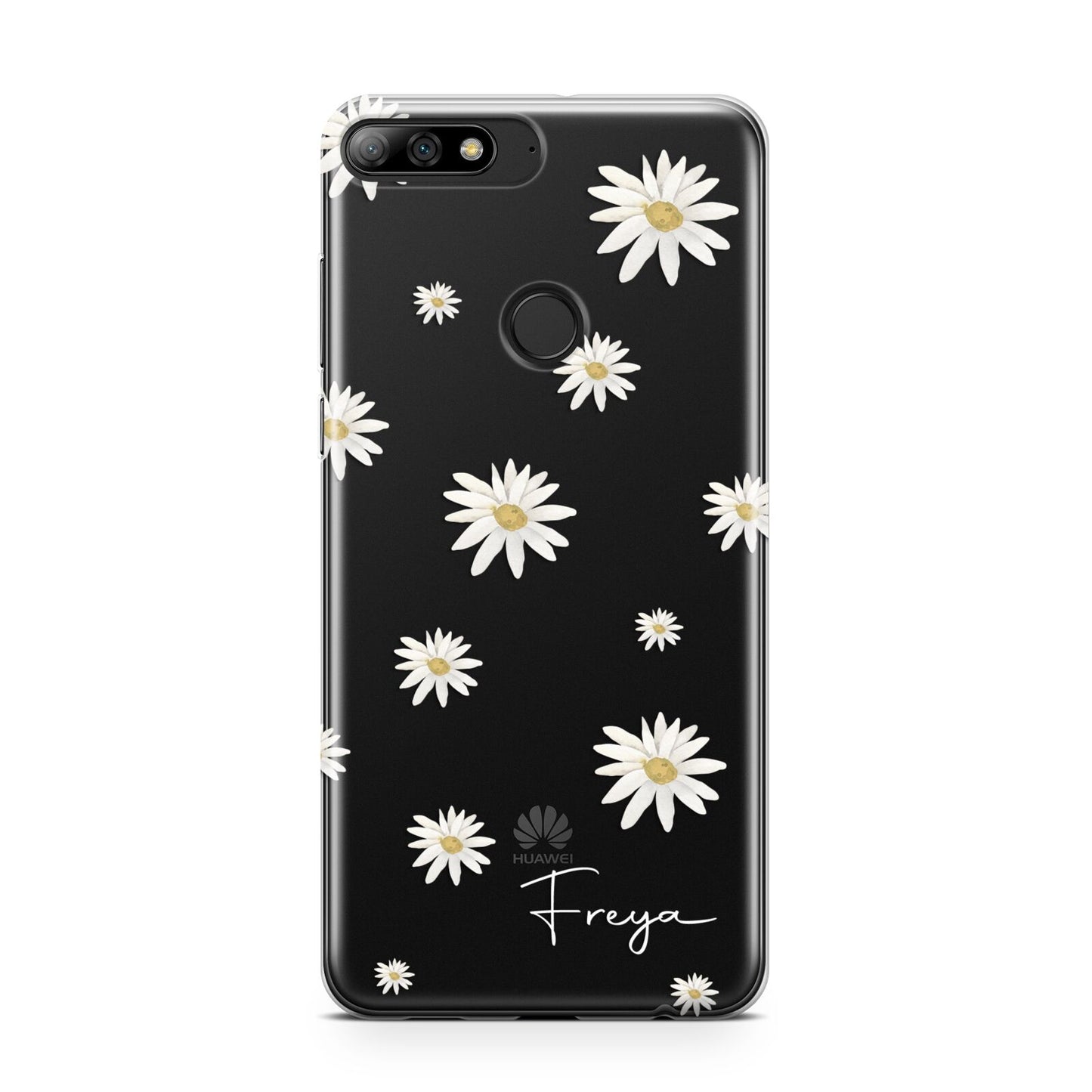 Personalised Vintage Daisy Huawei Y7 2018