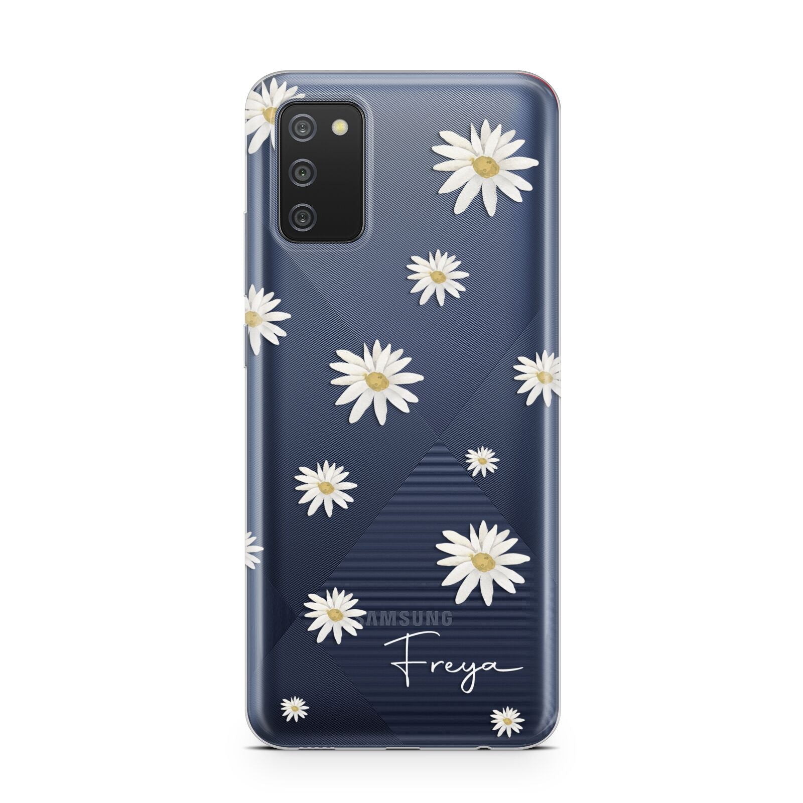 Personalised Vintage Daisy Samsung A02s Case