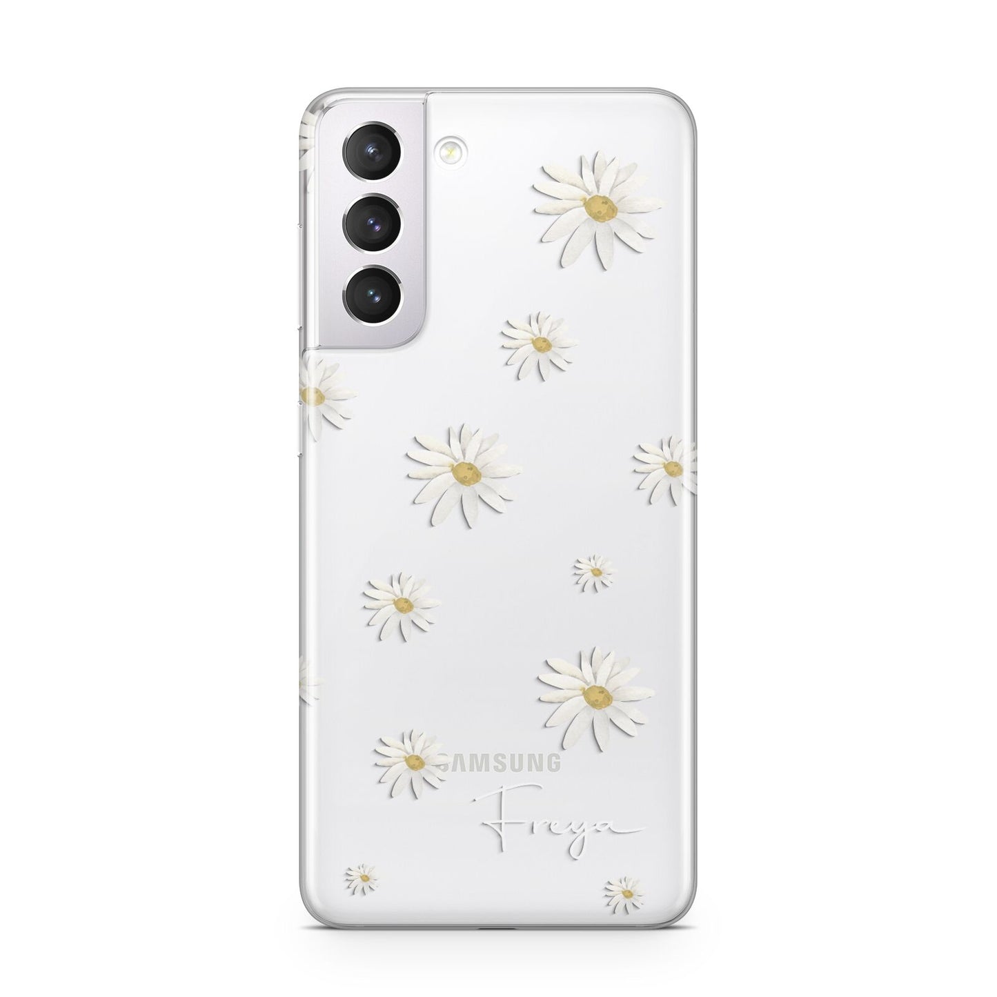 Personalised Vintage Daisy Samsung S21 Case