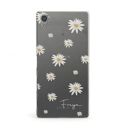 Personalised Vintage Daisy Sony Xperia Case