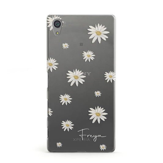 Personalised Vintage Daisy Sony Xperia Case