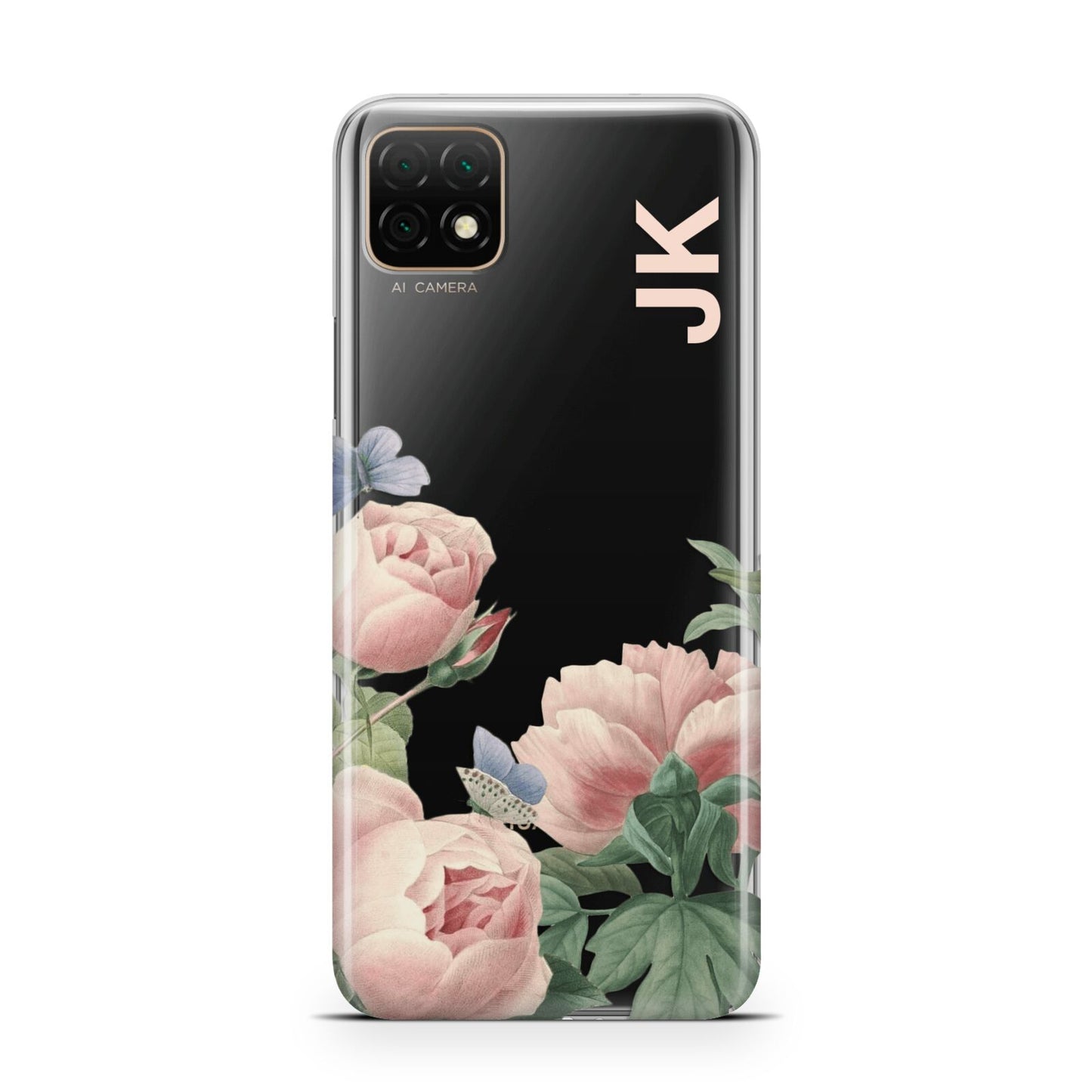 Personalised Vintage Flowers Huawei Enjoy 20 Phone Case