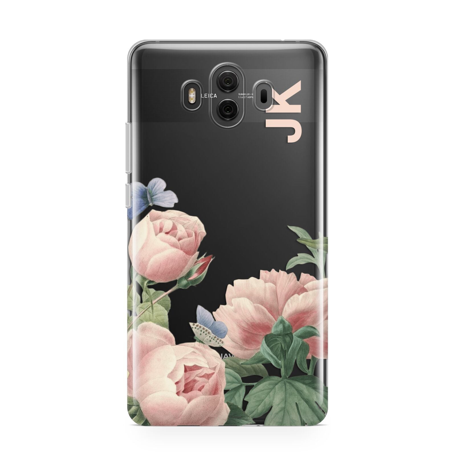 Personalised Vintage Flowers Huawei Mate 10 Protective Phone Case