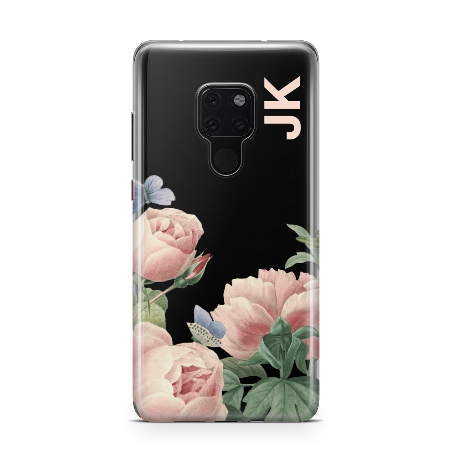 Personalised Vintage Flowers Huawei Mate 20 Phone Case