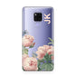 Personalised Vintage Flowers Huawei Mate 20X Phone Case