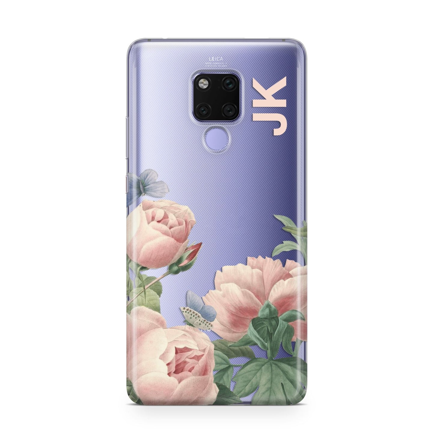 Personalised Vintage Flowers Huawei Mate 20X Phone Case