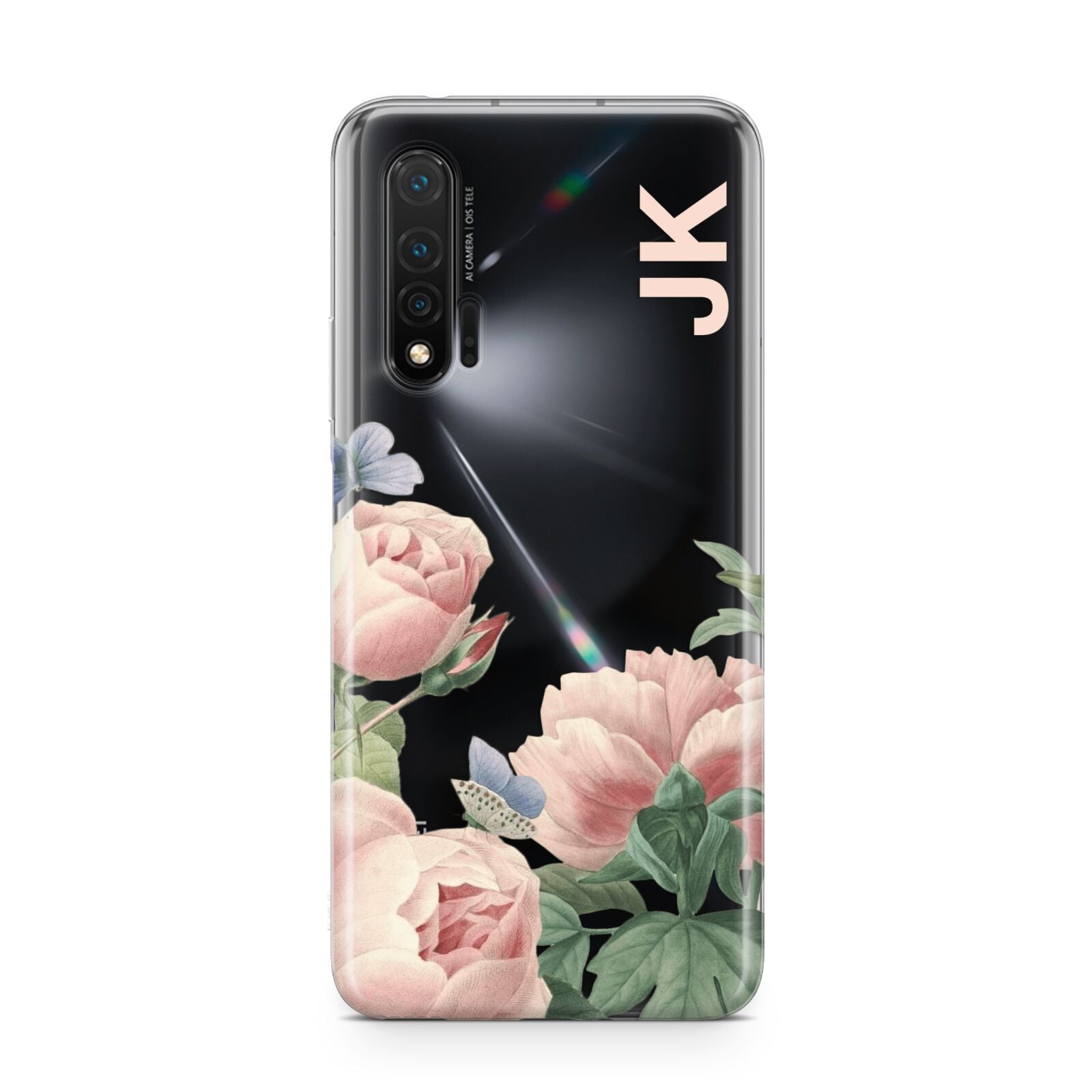 Personalised Vintage Flowers Huawei Nova 6 Phone Case