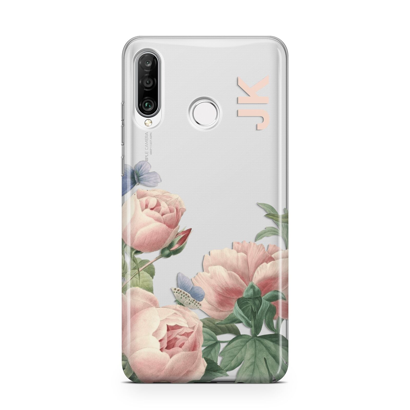 Personalised Vintage Flowers Huawei P30 Lite Phone Case