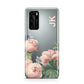 Personalised Vintage Flowers Huawei P40 Phone Case