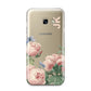 Personalised Vintage Flowers Samsung Galaxy A3 2017 Case on gold phone