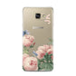 Personalised Vintage Flowers Samsung Galaxy A7 2016 Case on gold phone
