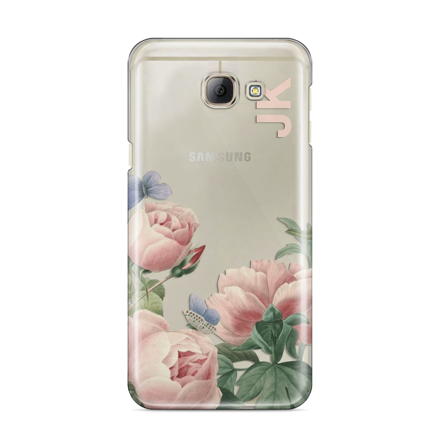 Personalised Vintage Flowers Samsung Galaxy A8 2016 Case