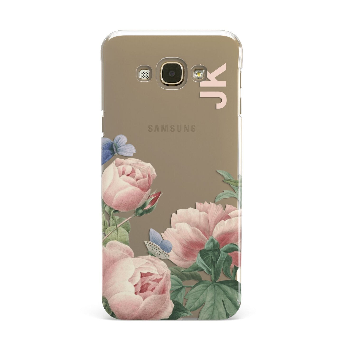 Personalised Vintage Flowers Samsung Galaxy A8 Case