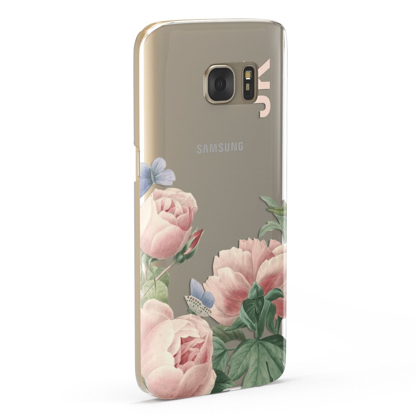 Personalised Vintage Flowers Samsung Galaxy Case Fourty Five Degrees