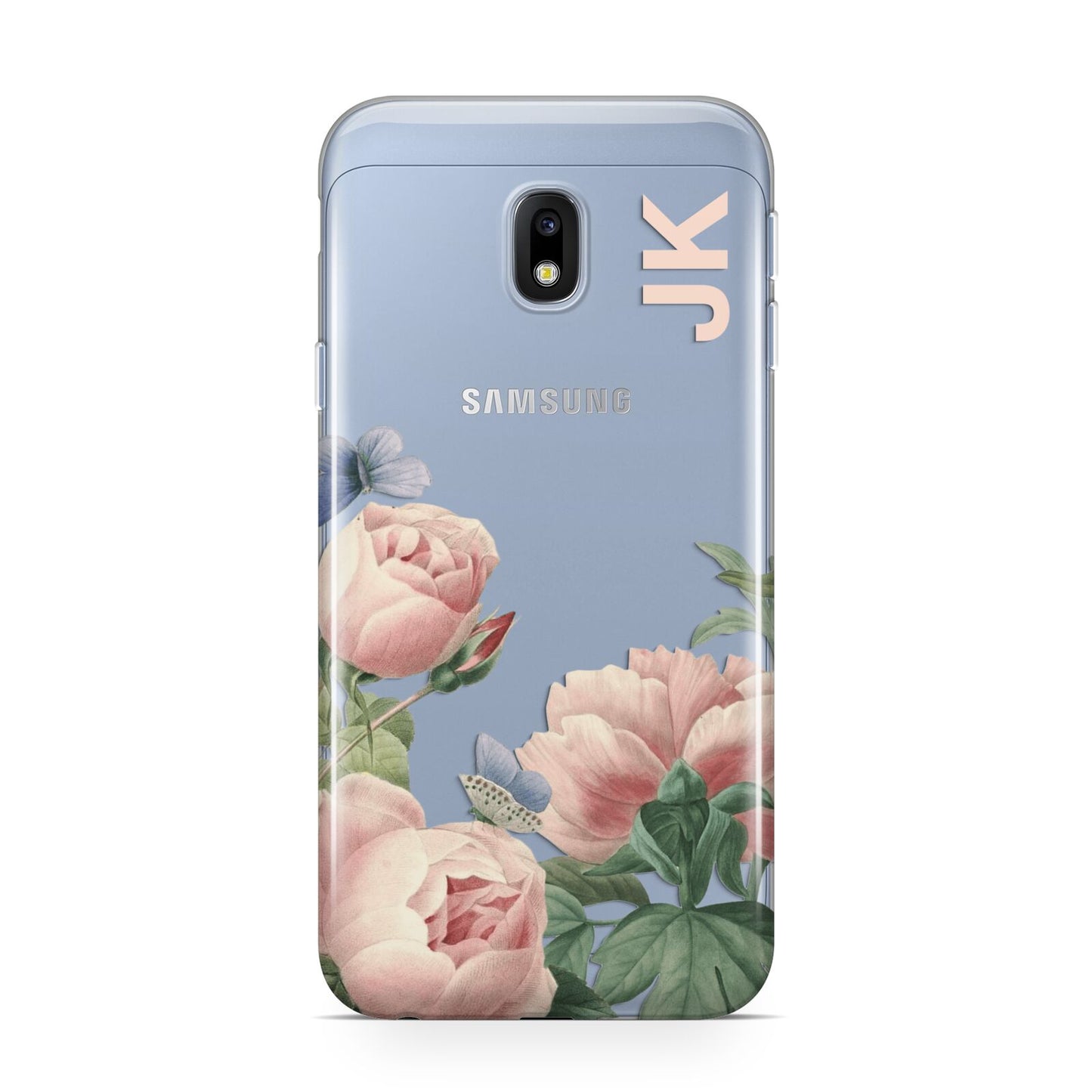 Personalised Vintage Flowers Samsung Galaxy J3 2017 Case