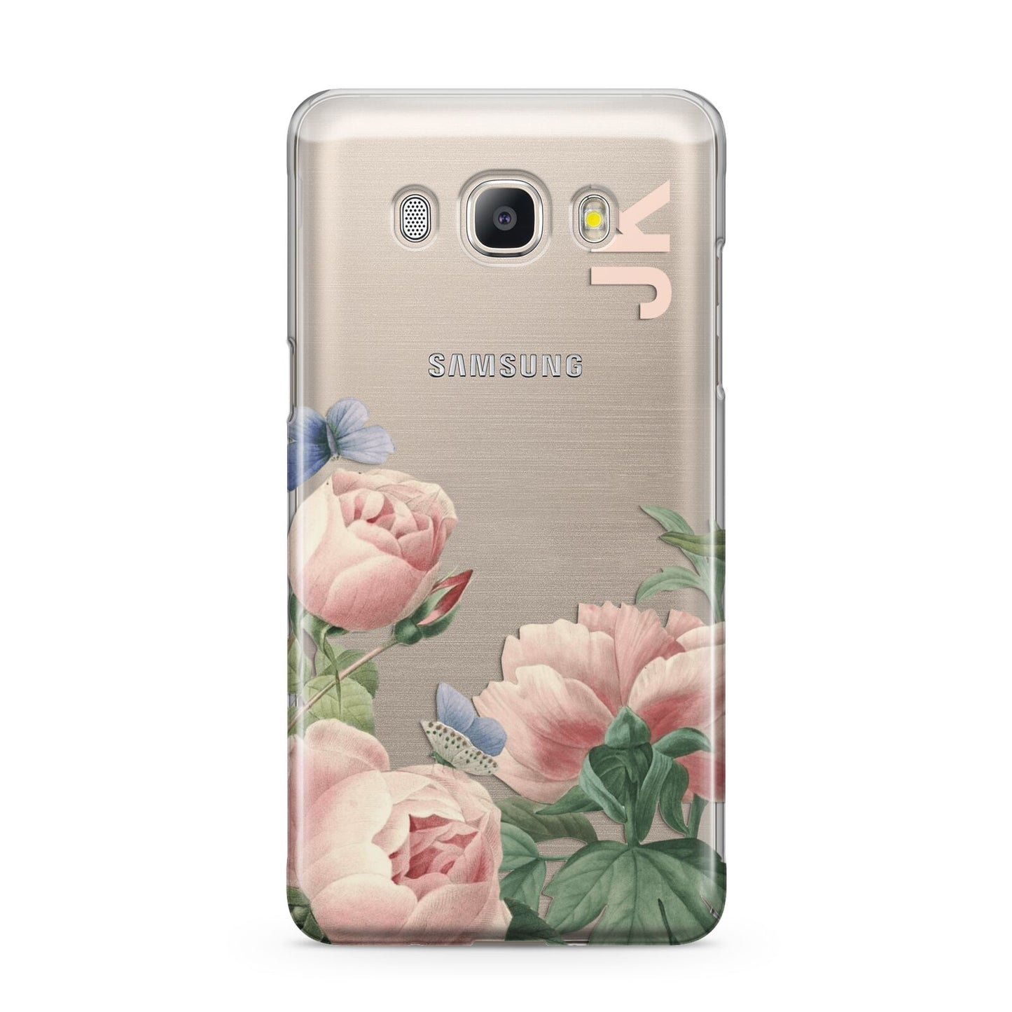 Personalised Vintage Flowers Samsung Galaxy J5 2016 Case