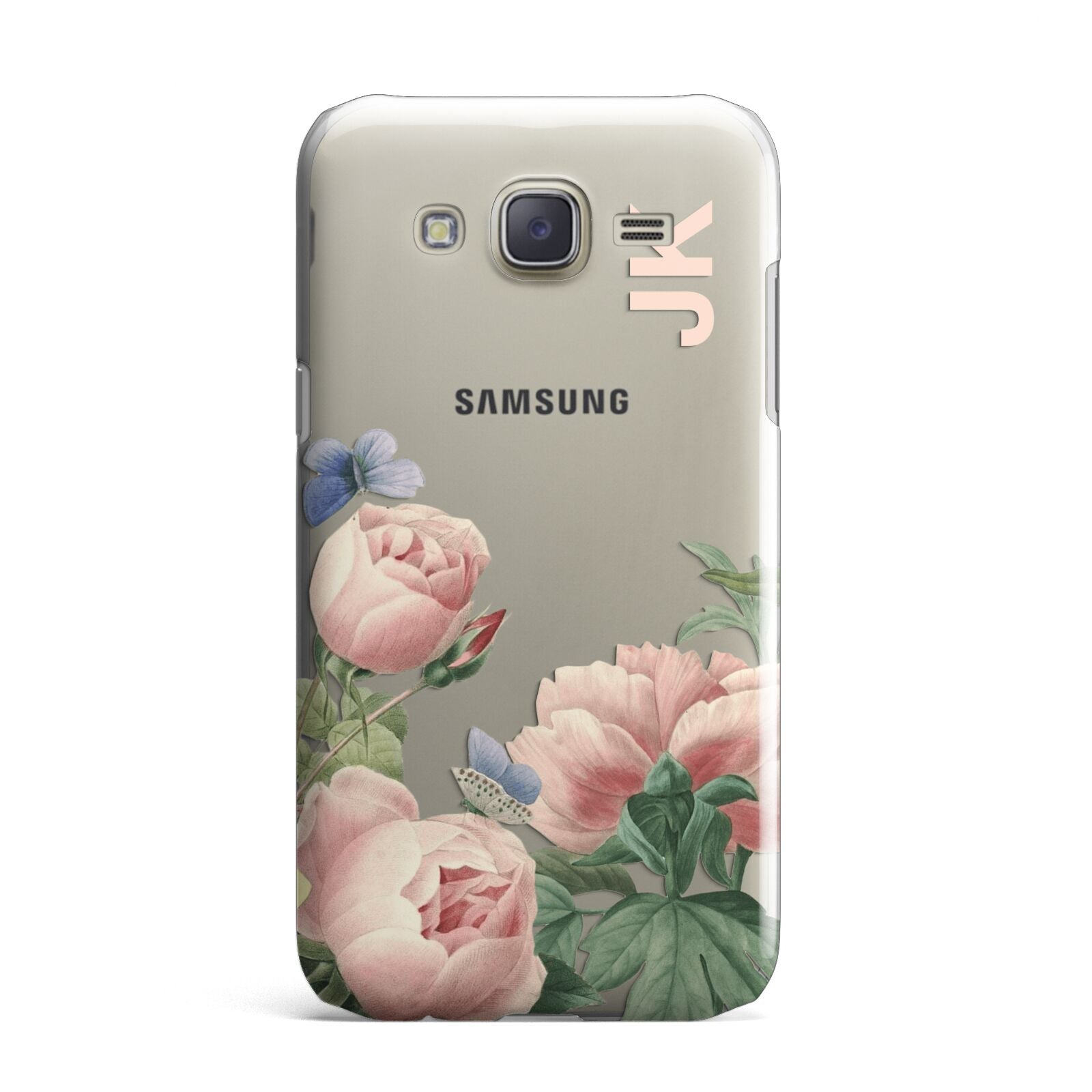 Personalised Vintage Flowers Samsung Galaxy J7 Case