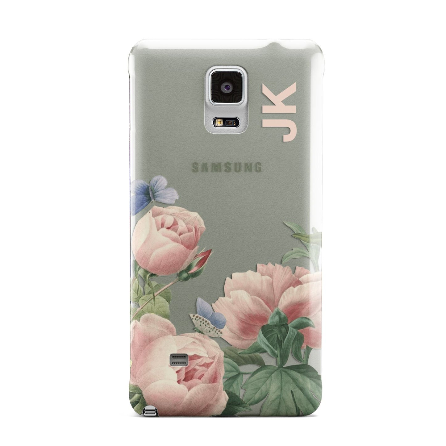 Personalised Vintage Flowers Samsung Galaxy Note 4 Case