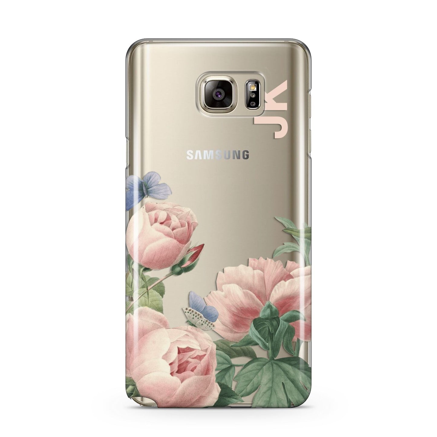 Personalised Vintage Flowers Samsung Galaxy Note 5 Case