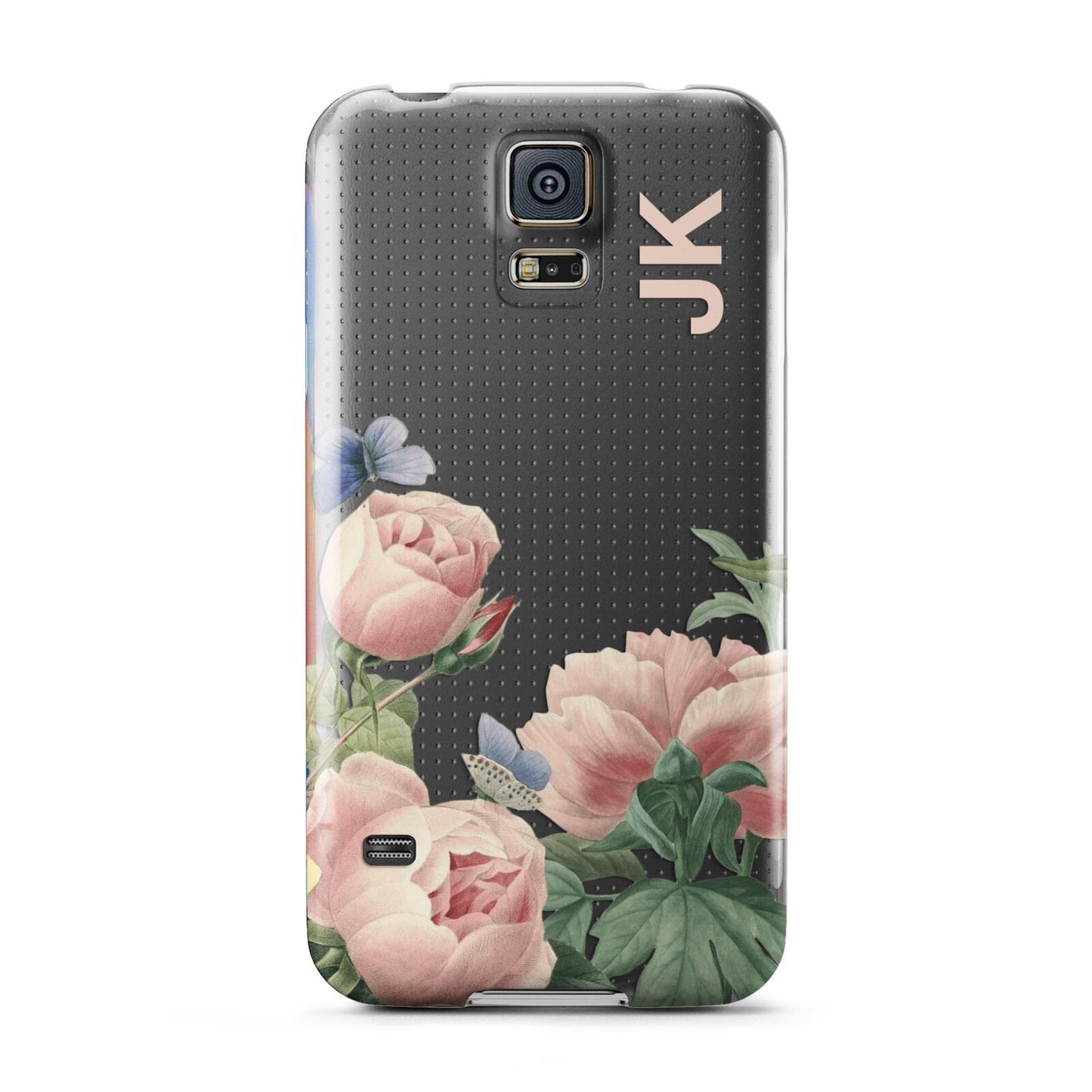 Personalised Vintage Flowers Samsung Galaxy S5 Case