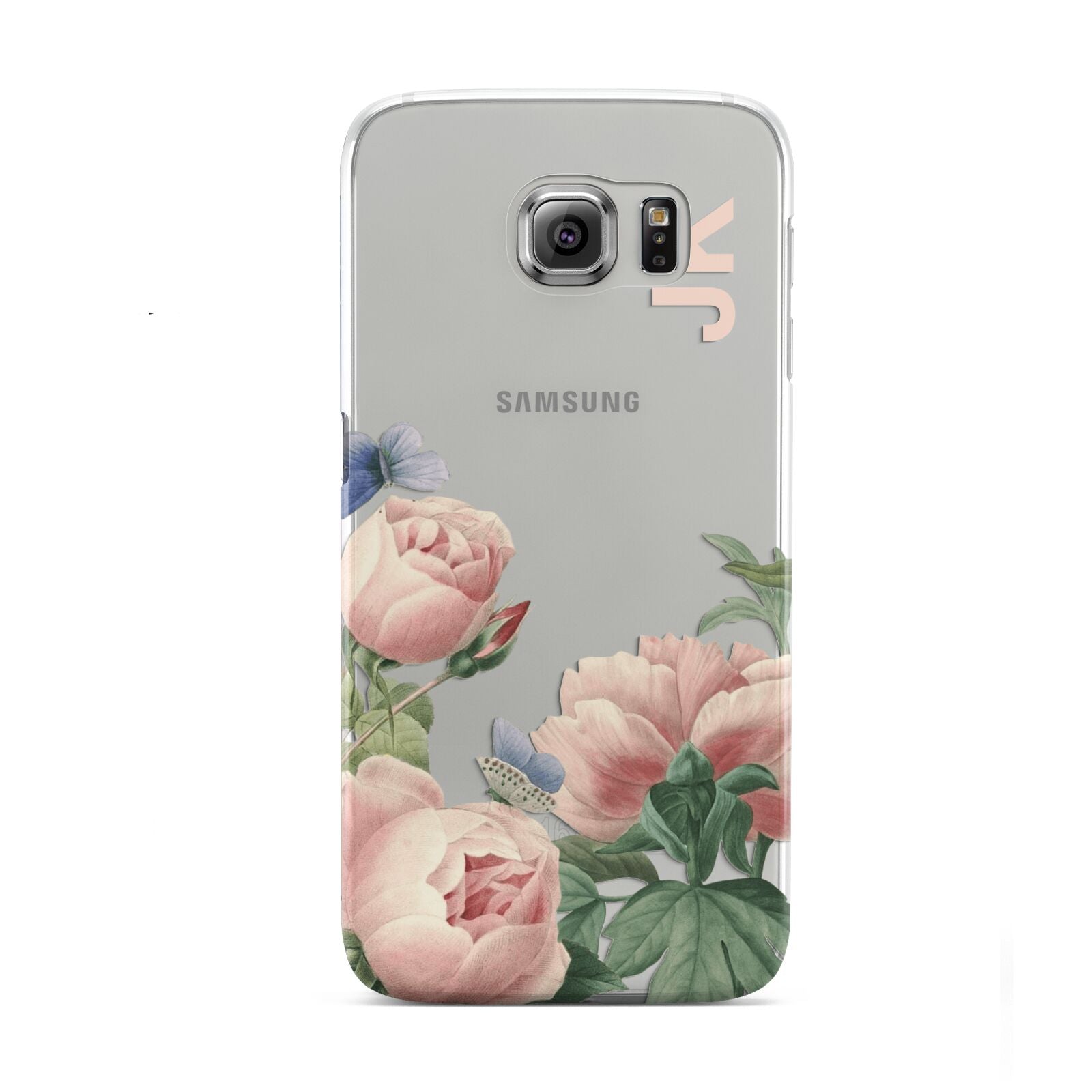 Personalised Vintage Flowers Samsung Galaxy S6 Case
