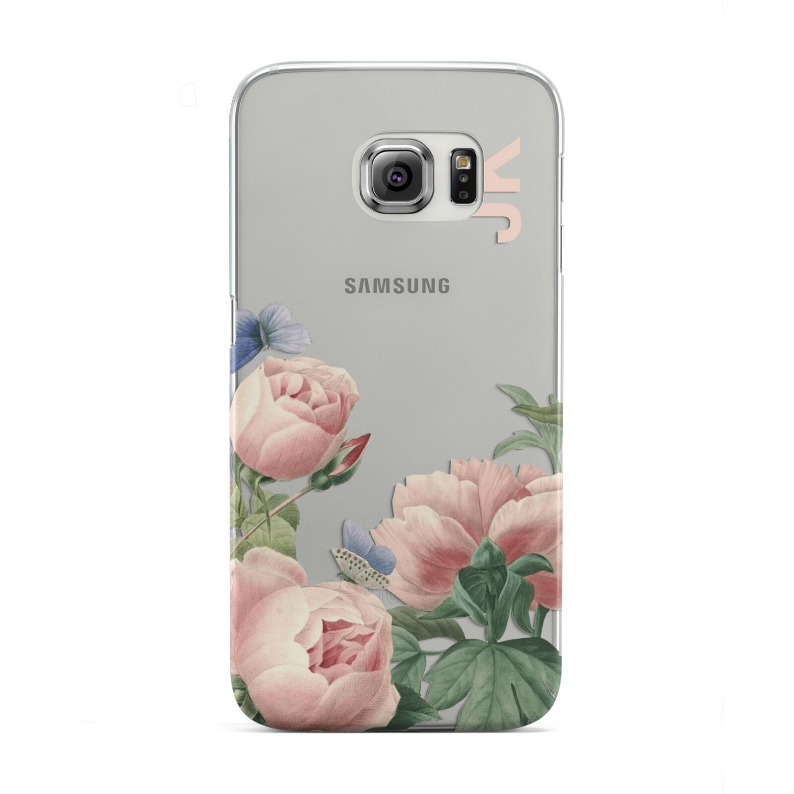 Personalised Vintage Flowers Samsung Galaxy S6 Edge Case