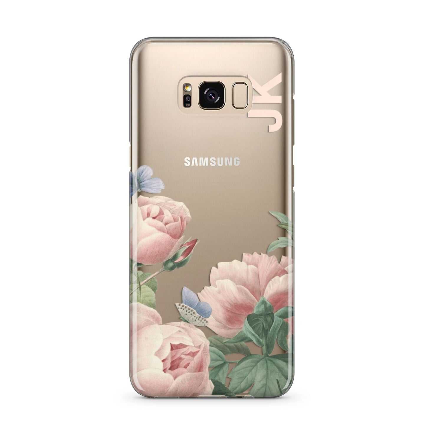 Personalised Vintage Flowers Samsung Galaxy S8 Plus Case