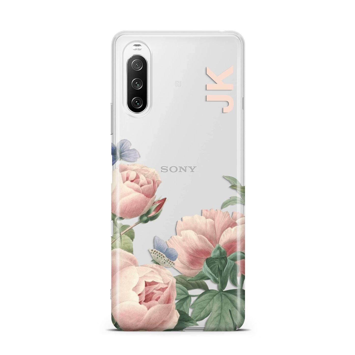 Personalised Vintage Flowers Sony Xperia 10 III Case
