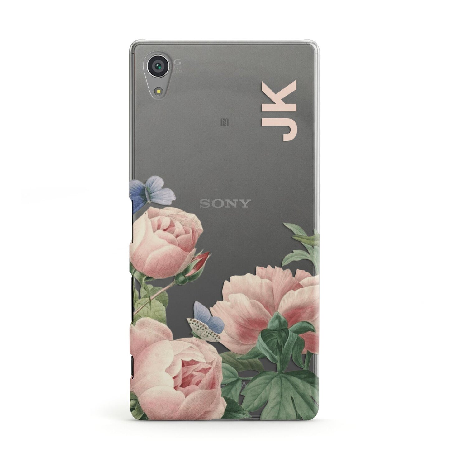 Personalised Vintage Flowers Sony Xperia Case