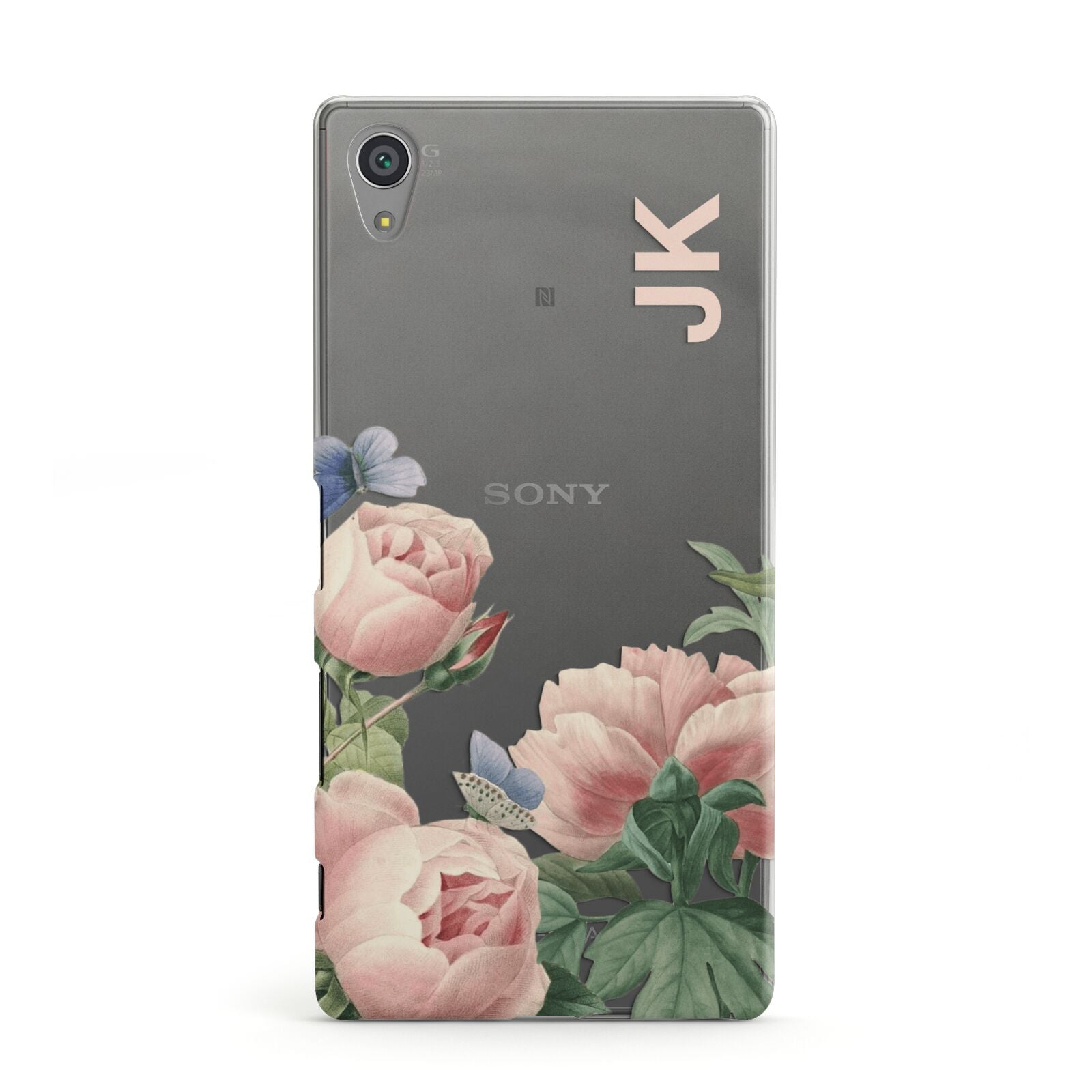 Personalised Vintage Flowers Sony Xperia Case