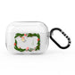 Personalised Vintage Foliage Christmas AirPods Pro Clear Case