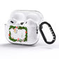Personalised Vintage Foliage Christmas AirPods Pro Glitter Case Side Image