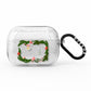 Personalised Vintage Foliage Christmas AirPods Pro Glitter Case