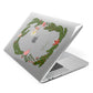 Personalised Vintage Foliage Christmas Apple MacBook Case Side View