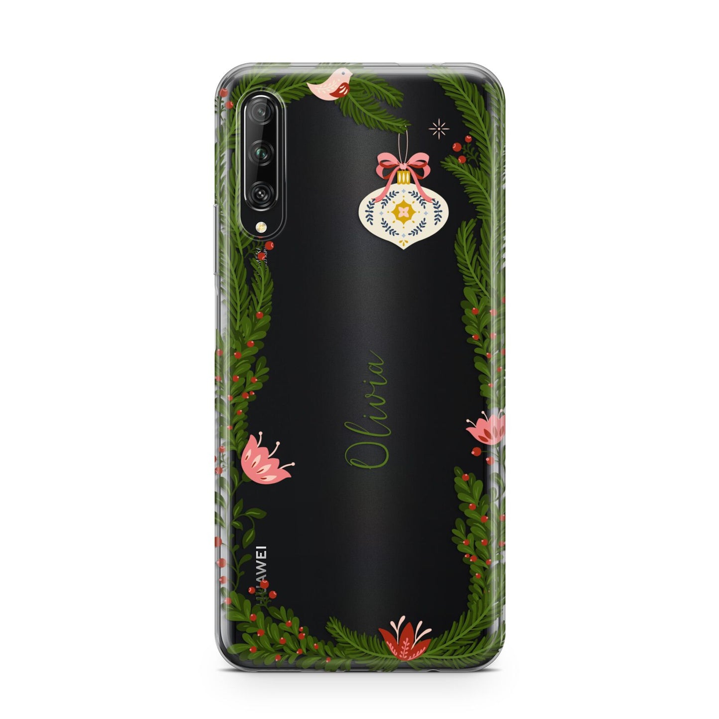 Personalised Vintage Foliage Christmas Huawei P Smart Pro 2019