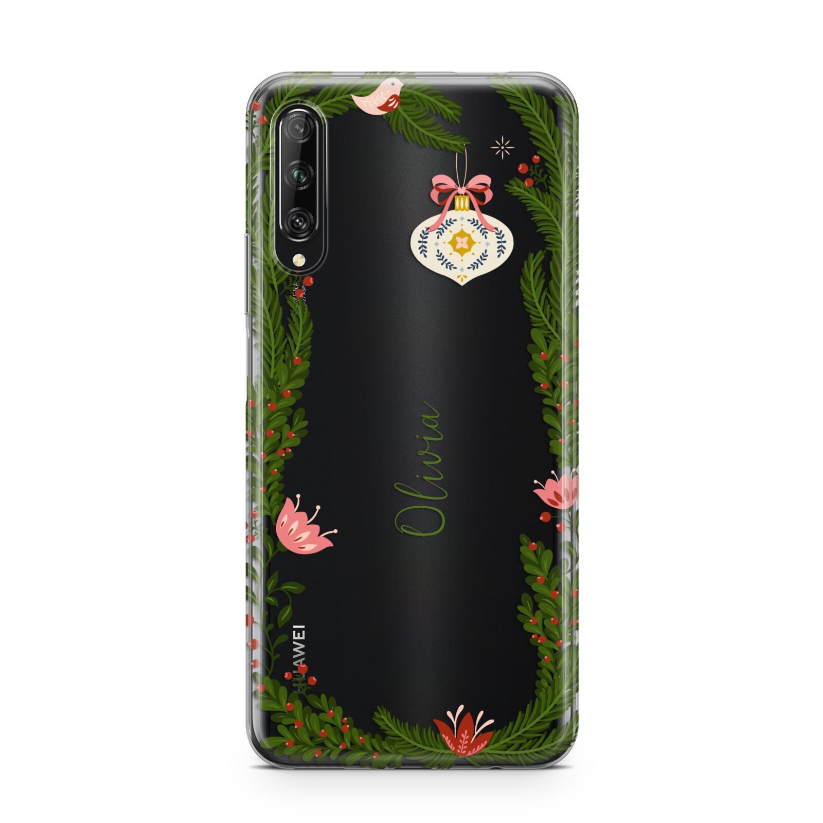 Personalised Vintage Foliage Christmas Huawei P Smart Pro 2019