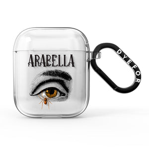 Personalised Vintage Halloween Eye AirPods Case