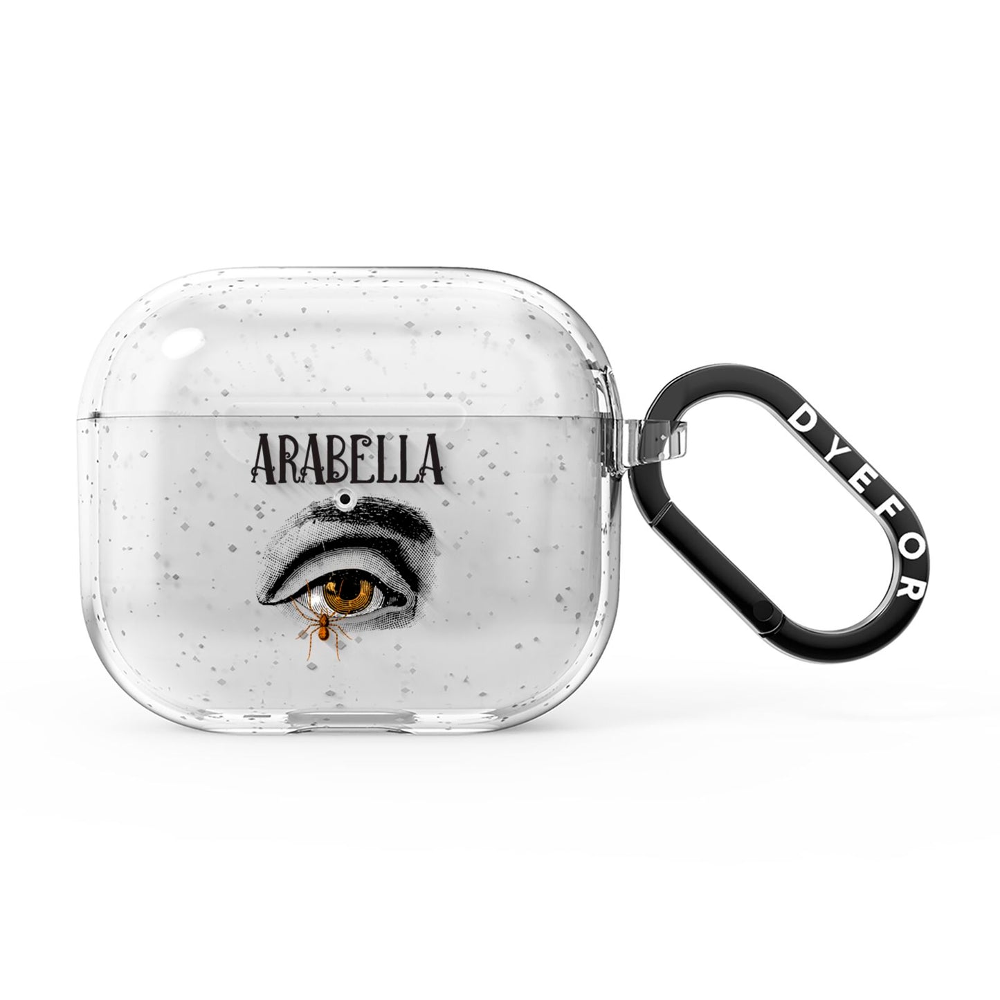 Personalised Vintage Halloween Eye AirPods Glitter Case 3rd Gen