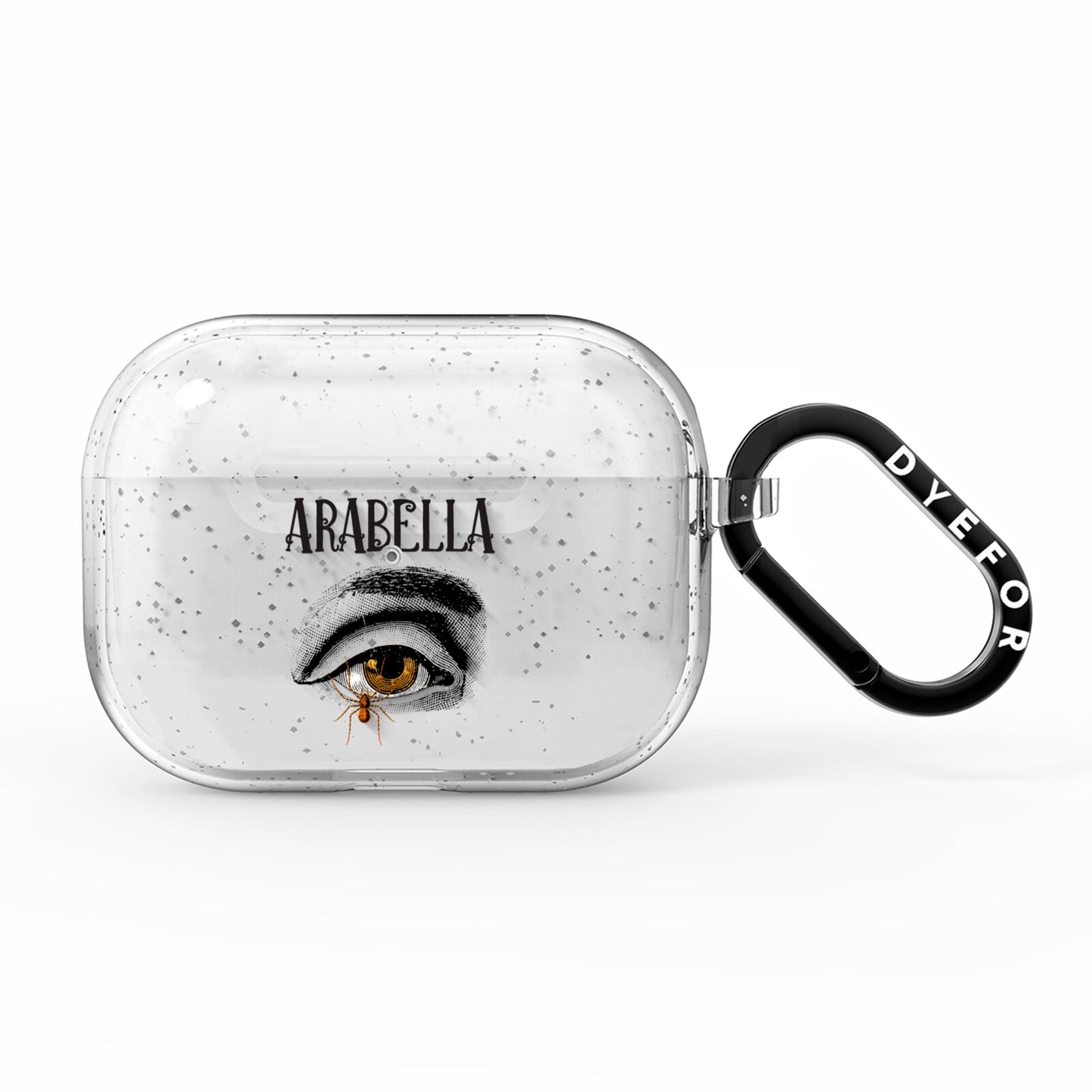 Personalised Vintage Halloween Eye AirPods Pro Glitter Case