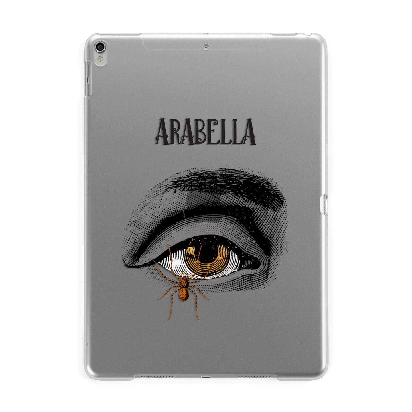 Personalised Vintage Halloween Eye Apple iPad Silver Case