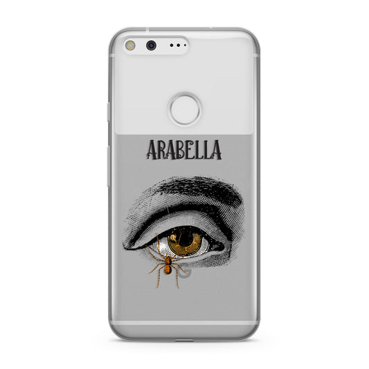 Personalised Vintage Halloween Eye Google Pixel Case